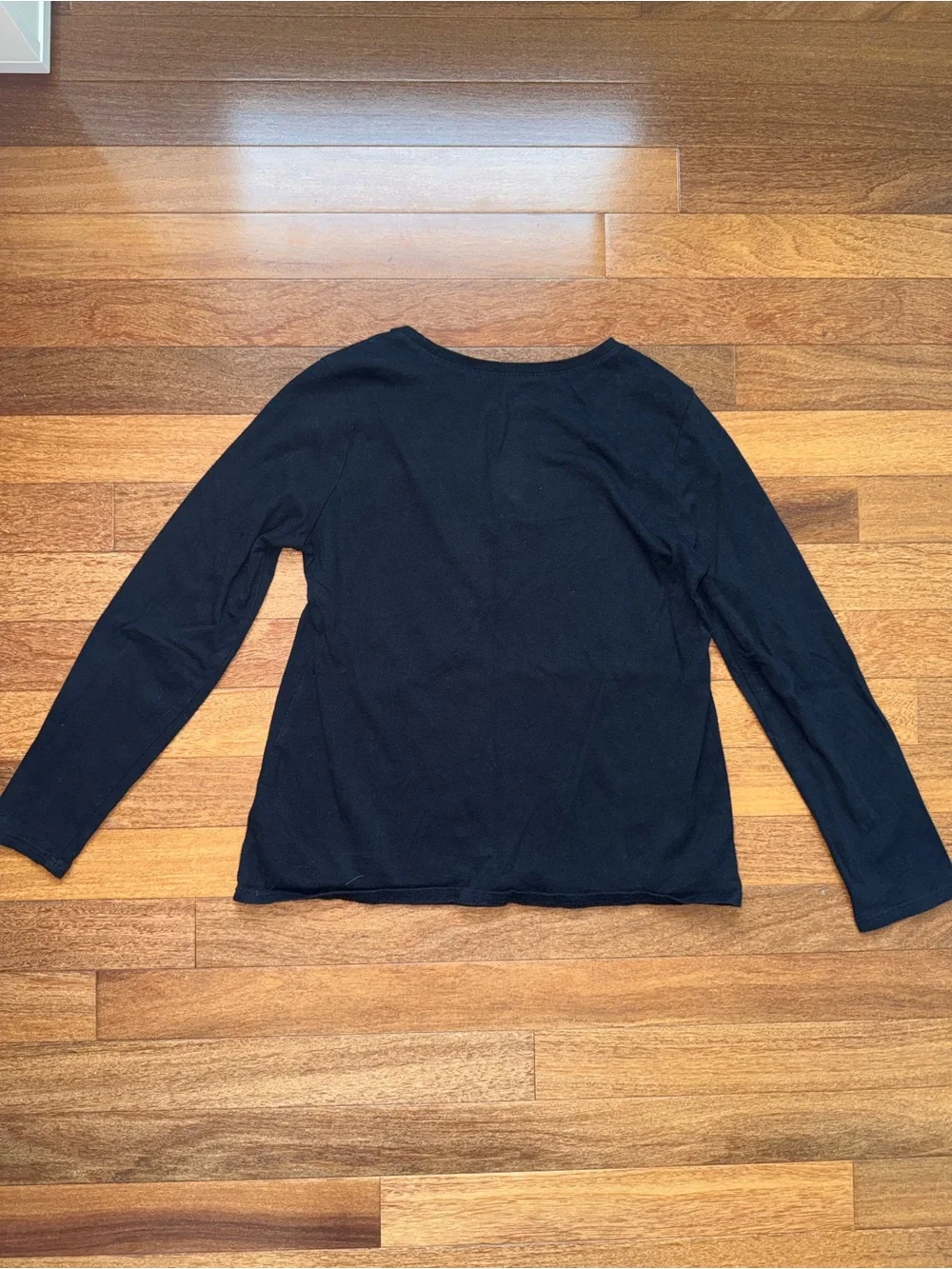 The Children's Place Black Long-Sleeve Skeleton Tee with Neon Treats in Belly